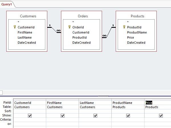 ms access queries