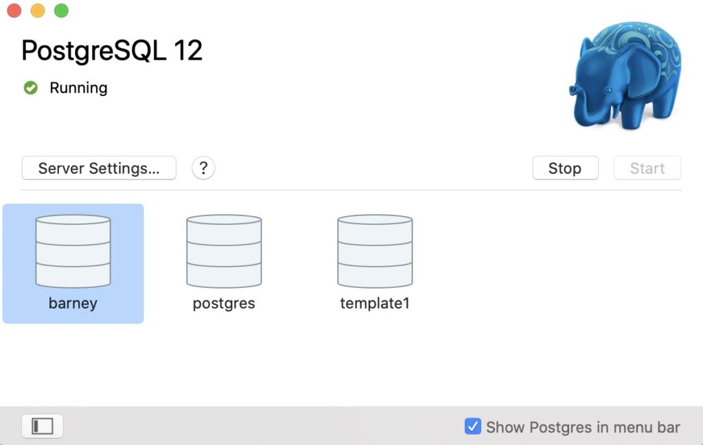 postgres app mac