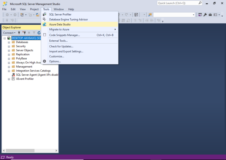 SSMS Now Comes with Azure Data Studio