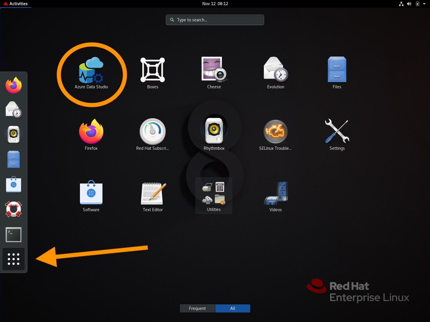 azure data studio linux desktop icon
