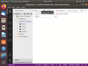 install azure data studio ubuntu 20.04