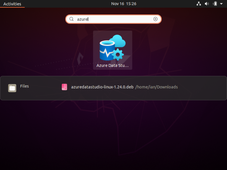 install azure data studio ubuntu 20.04