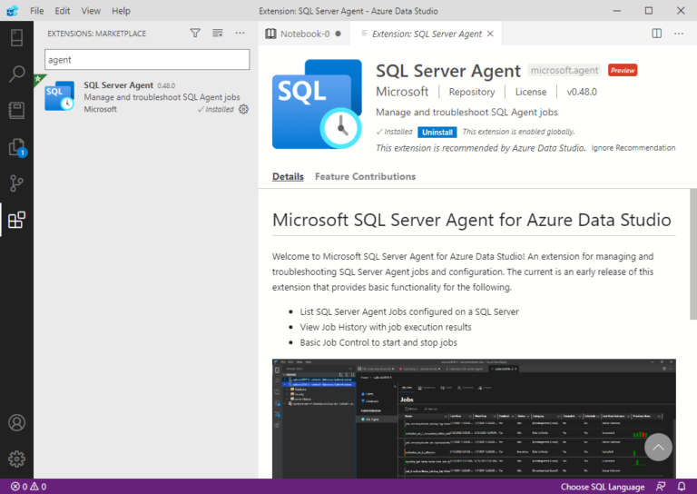 azure data studio extensions azure data studio extensions