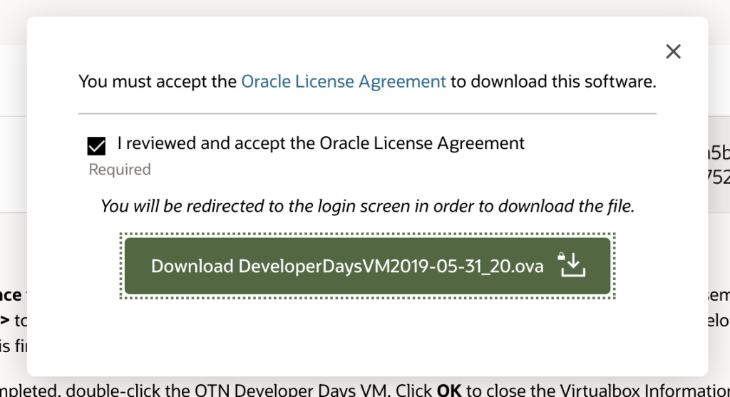 oracle download for mac