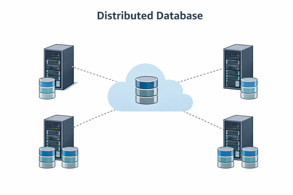 Conceptual overview of a distributed database