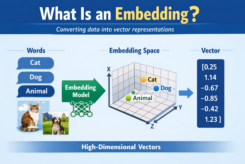 Diagram of an embedding